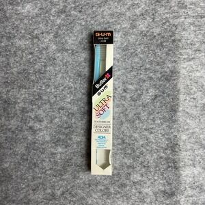 VTG Butler GUM 449 Adult Compact Ultra Soft Toothbrush Designer Colors USA Lot 3